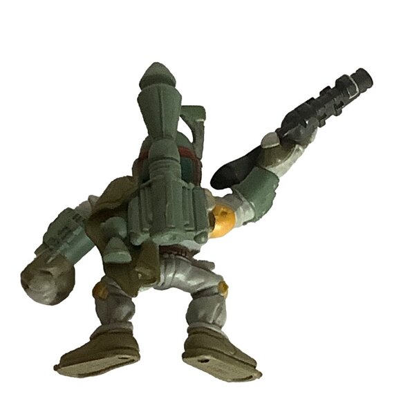 Vtg Star Wars Galactic Heroes Boba Fett Action Figure 2004 Hasbro 2.75" - Picture 2 of 6